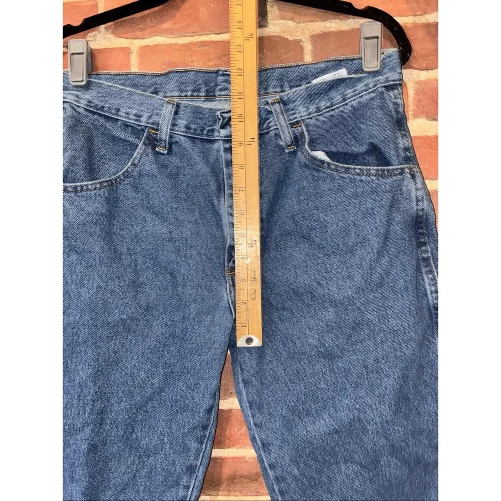 Rustler‎ Wrangler Men's Regular Fit Straight Leg Blue Denim Jeans 31x30